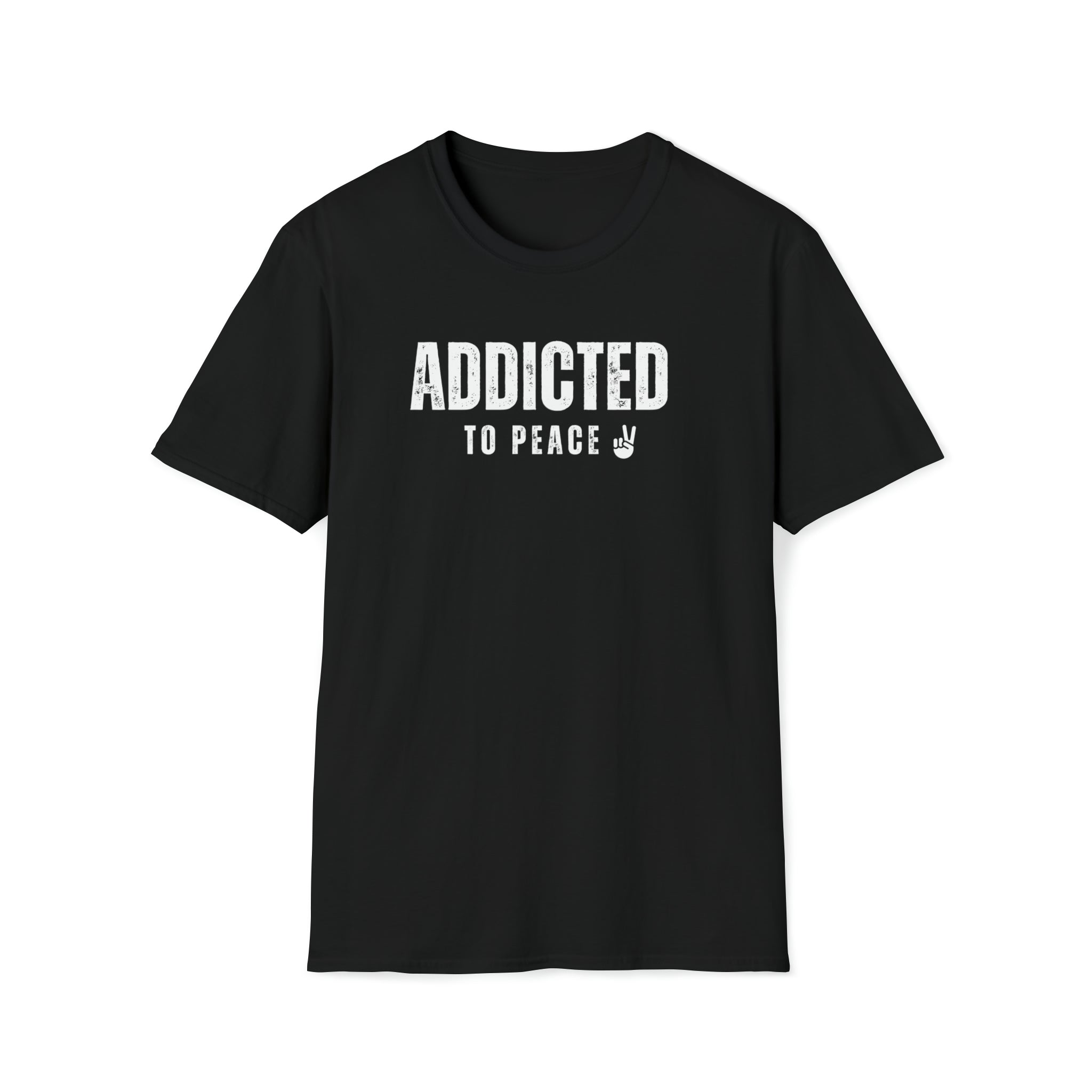 Mens-Black Addicted To Peace